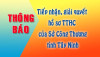 Thông báo tiếp nhận, giải quyết hồ sơ TTHC của Sở Công Thương tỉnh Tây Ninh